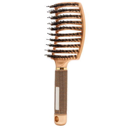 Hairporium Hair Brush & Detangling Comb – Bristle and Nylon Wet Massage Brush for All Hair Types